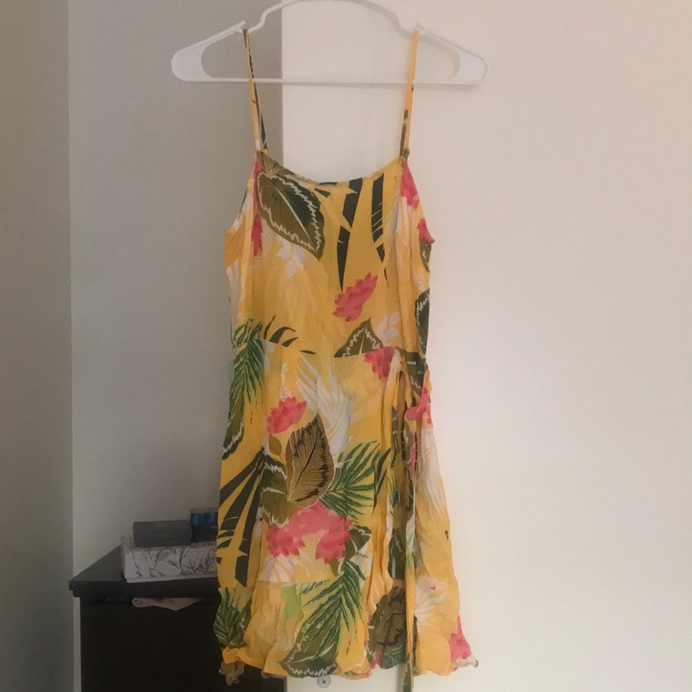 Express Tropical Print Vacation Sundress sz M